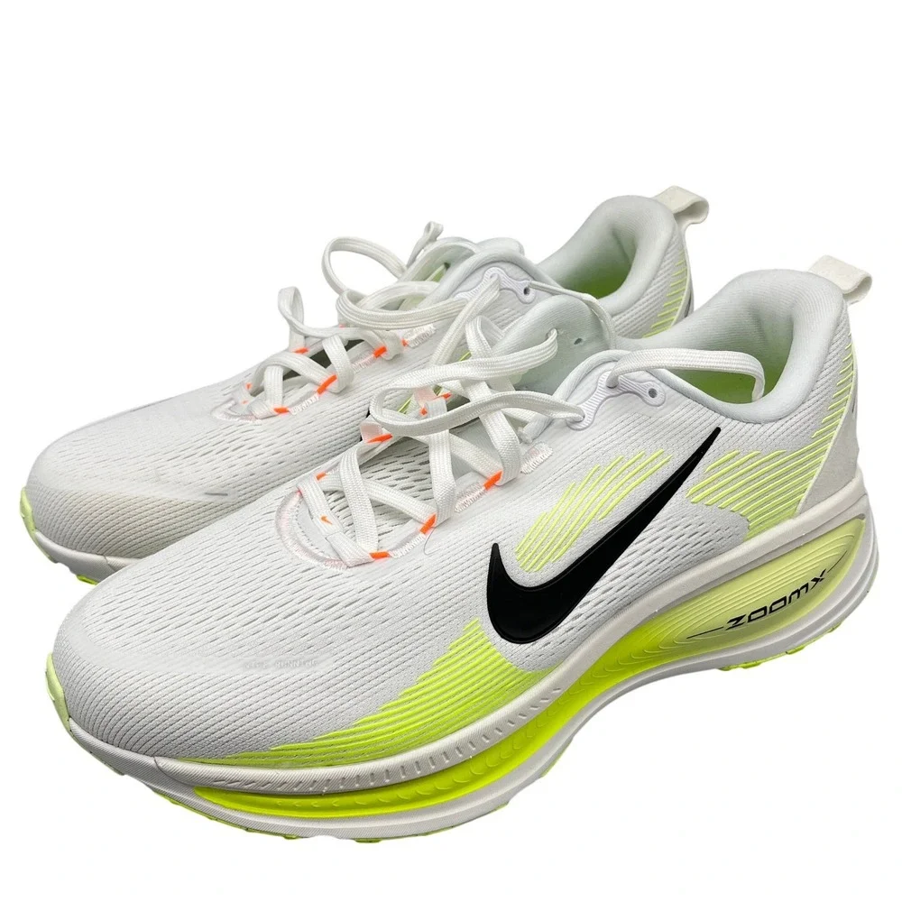 Nike Vomero 18 Mens 10.5 Performance Running Shoes White Volt ZoomX ReactX